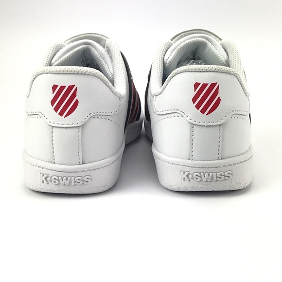 K Swiss Youth Varsity Classic Red White Blue Shoes - Picture 4 of 8